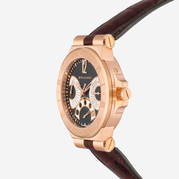 Bulgari Diagono Day-Date 18K Rose Gold Limited Ed. Automatic Men's Watch 102026 - THE SOLIST
