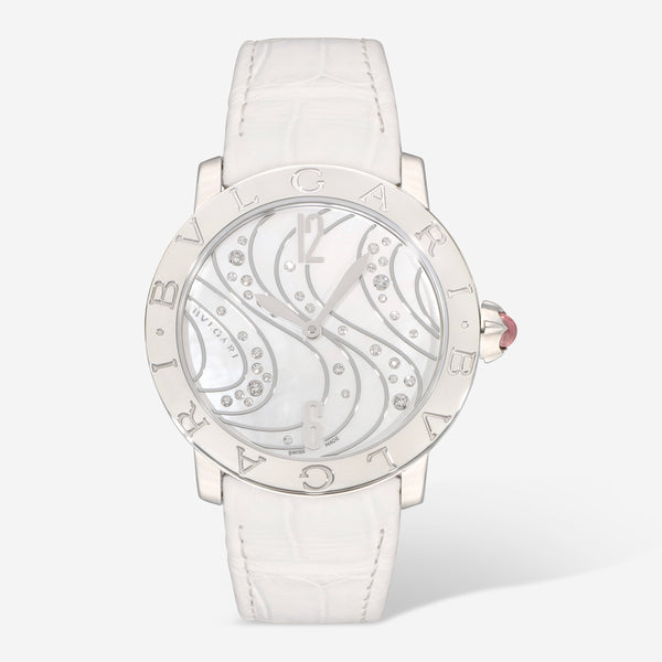 Bulgari Bulgari Mother of Pearl Diamond Automatic Ladies Watch 102030 - THE SOLIST