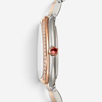 Bulgari Serpenti Seduttori Steel & 18K Rose Gold Quartz Ladies Watch 103274