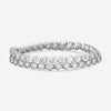 Lugano Kite 18K White Gold Diamond Double Tennis Bracelet 1033184 - THE SOLIST