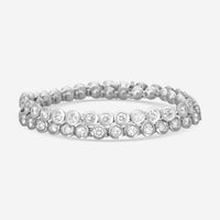 Lugano Kite 18K White Gold Diamond Double Tennis Bracelet 1033184 - THE SOLIST