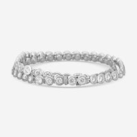 Lugano Kite 18K White Gold Diamond Double Tennis Bracelet 1033184 - THE SOLIST