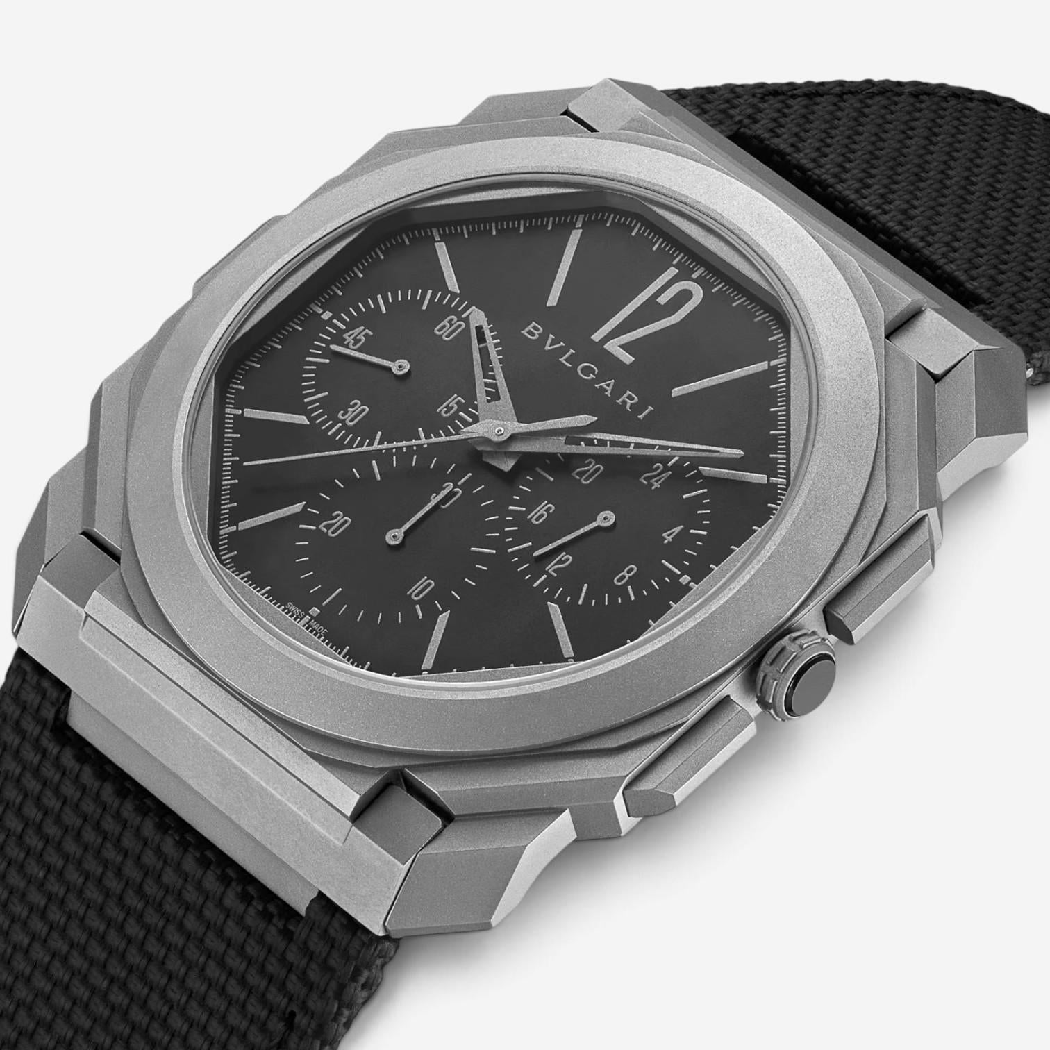 Bulgari Octo Finissimo Chronograph Titanium Automatic Men's Watch 103371