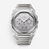 Bulgari Octo Finissimo GMT Chrono Stainless Steel Automatic Men's Watch 103661