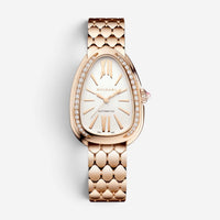 Bulgari Serpenti Seduttori Diamond 18K Rose Gold Automatic Ladies Watch 103899