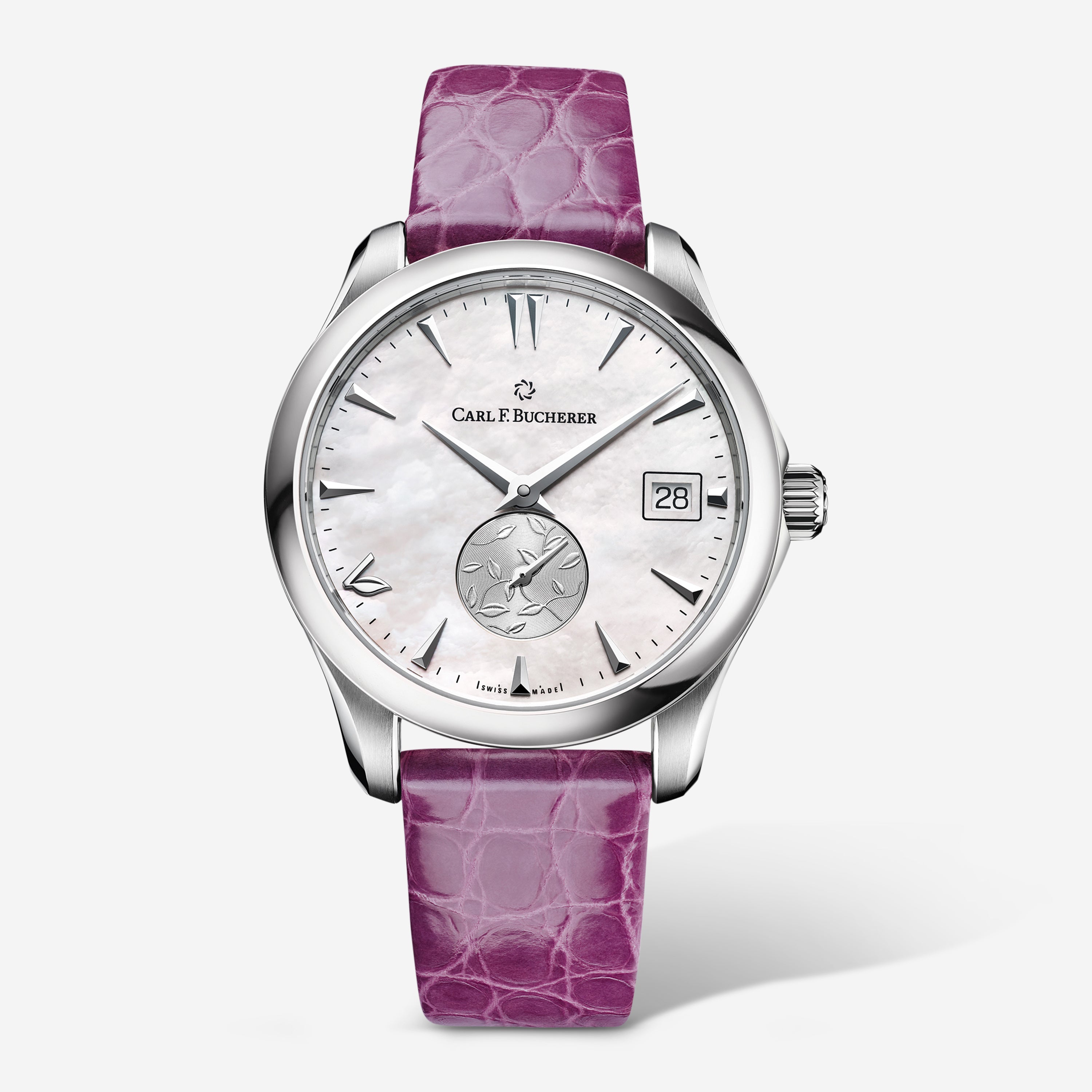 Carl F. Bucherer Manero AutoDate Stainless Steel Automatic Ladies Watch 00.10922.08.73.01 - THE SOLIST