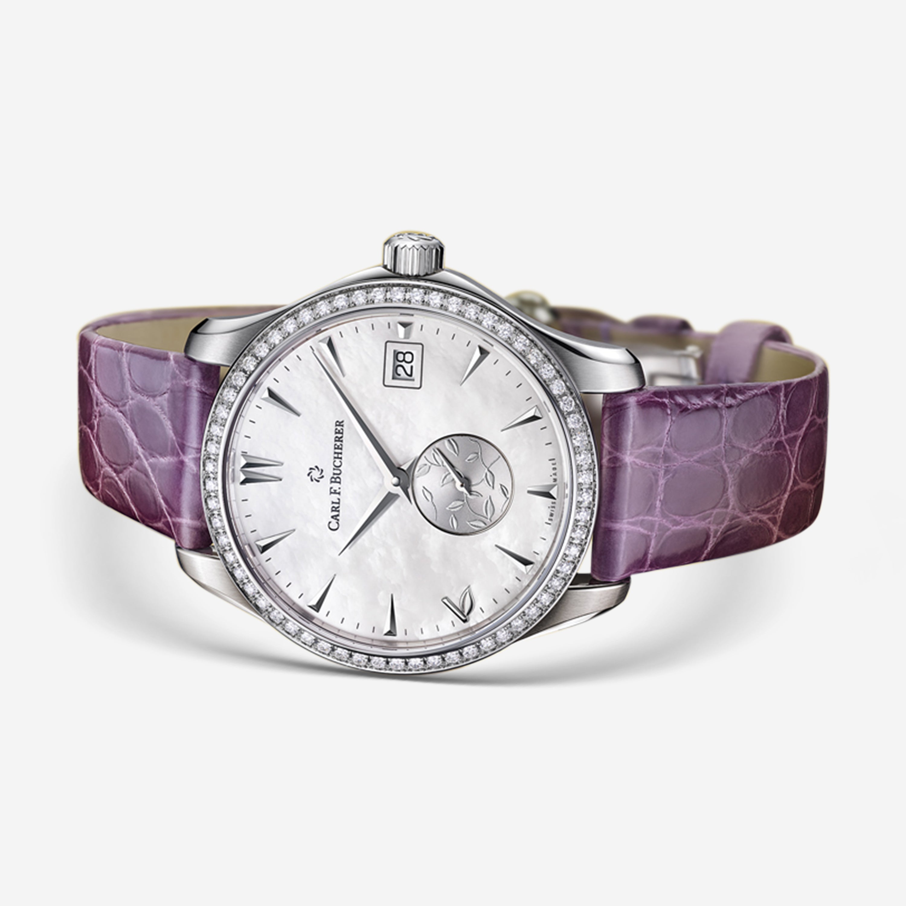 Carl F. Bucherer Manero AutoDate Stainless Steel Automatic Ladies Watch 00.10922.08.73.01 - THE SOLIST