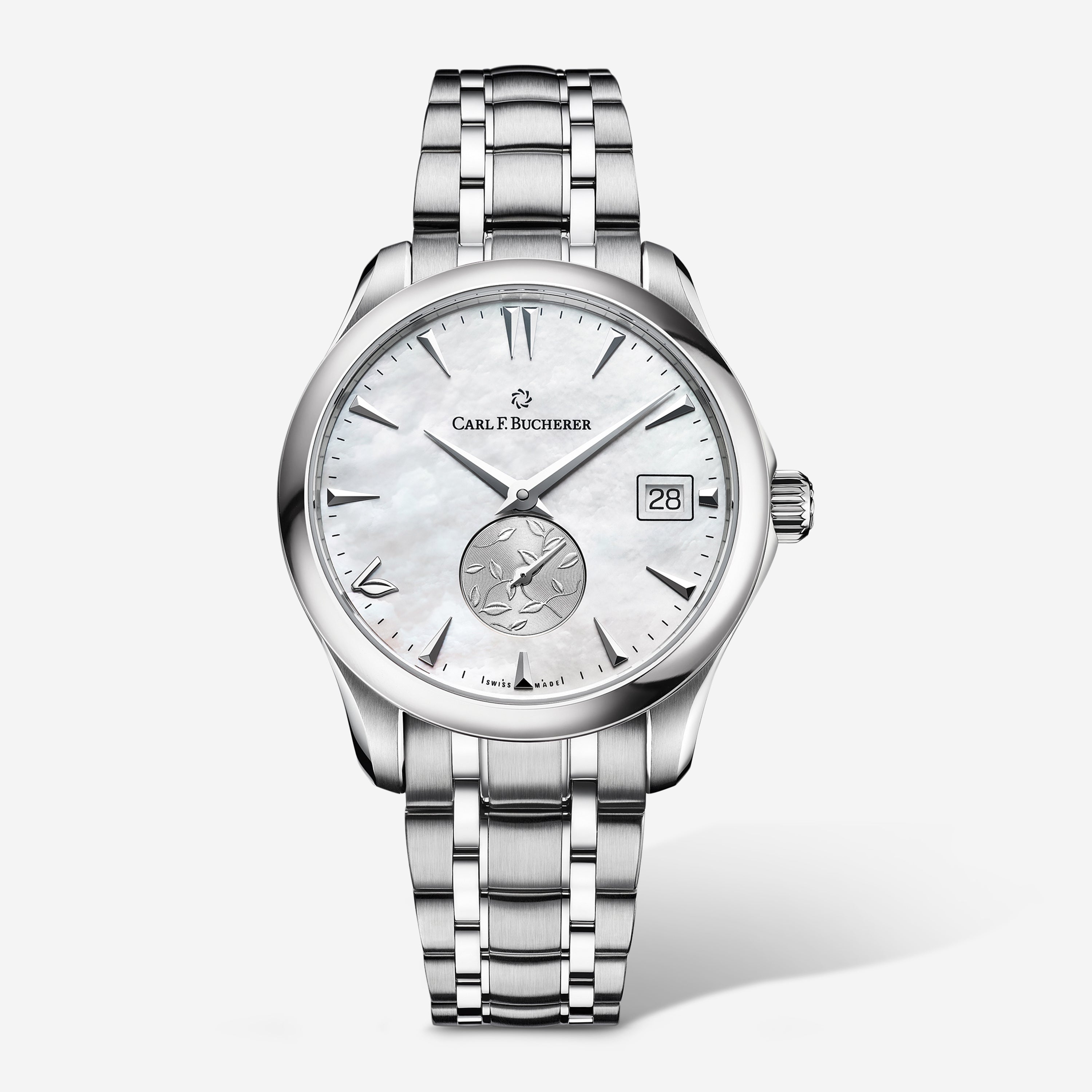 Carl F. Bucherer Manero AutoDate Stainless Steel Automatic Ladies Watch 00.10922.08.73.21 - THE SOLIST