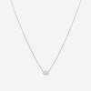 Roberto Coin 18K White Gold Diamond Oval Shape Pendant Necklace 111431AWCHX0