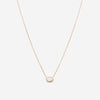 Roberto Coin 18K Rose Gold Diamond Oval Pendant Necklace 111432AXCHX0