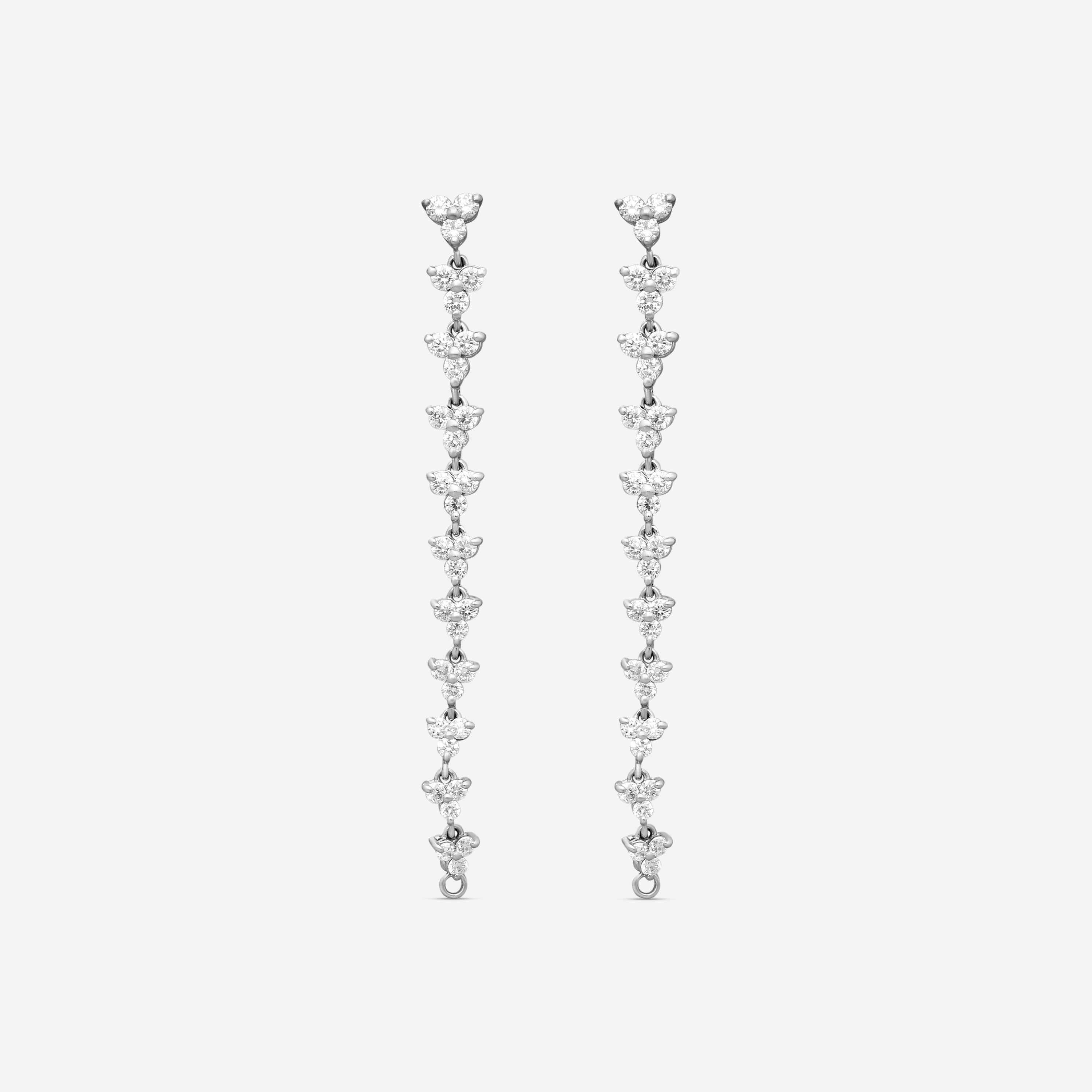 Roberto Coin 18K White Gold Diamond Convertible Drop Earrings 111449AWERX0 - THE SOLIST