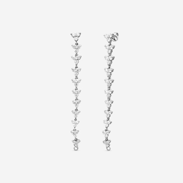 Roberto Coin 18K White Gold Diamond Convertible Drop Earrings 111449AWERX0 - THE SOLIST