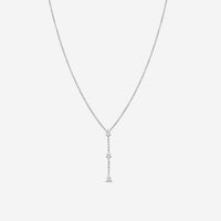 Roberto Coin 18K White Gold Lariat Diamond Necklace 111450AWCHX0 - THE SOLIST