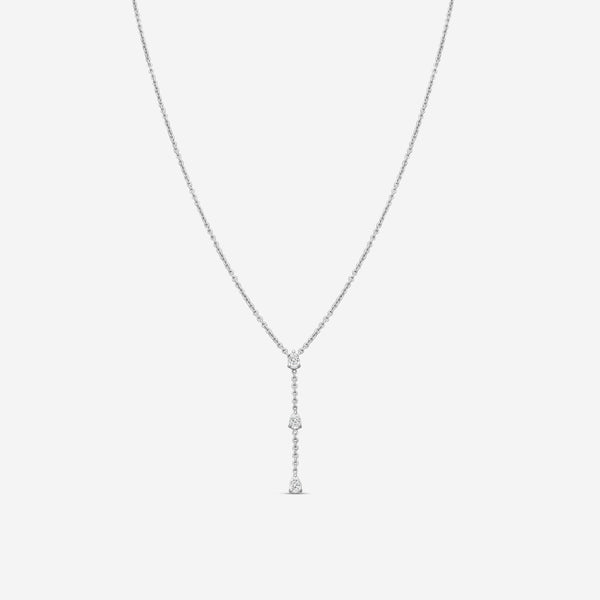 Roberto Coin 18K White Gold Lariat Diamond Necklace 111450AWCHX0 - THE SOLIST