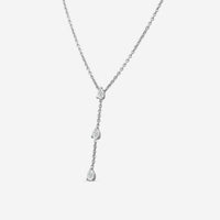 Roberto Coin 18K White Gold Lariat Diamond Necklace 111450AWCHX0 - THE SOLIST