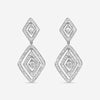 Roberto Coin Diamante 18K White Gold Diamond Drop Earrings 111482AWERX0