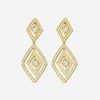Roberto Coin Diamante 18K Yellow Gold Diamond Drop Earrings 111482AYERX0