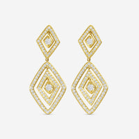 Roberto Coin Diamante 18K Yellow Gold Diamond Drop Earrings 111482AYERX0