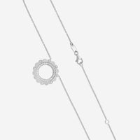 Roberto Coin Gear 18K White Gold Diamond Pendant Necklace 111485AWCHX0