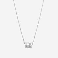 Roberto Coin Tiny Treasures 18K White Gold Diamond Pendant Necklace 111489AWCHX0 - THE SOLIST
