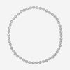Roberto Coin Dolcetto 18K White Gold Diamond Pavé Necklace 17" 111491AWCHX0