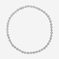 Roberto Coin Dolcetto 18K White Gold Diamond Pavé Necklace 17" 111491AWCHX0