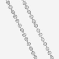 Roberto Coin Dolcetto 18K White Gold Diamond Pavé Necklace 17" 111491AWCHX0