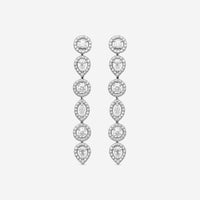 Roberto Coin Dolcetto 18K White Gold Diamond Drop Earrings 111491AWERX0 - THE SOLIST