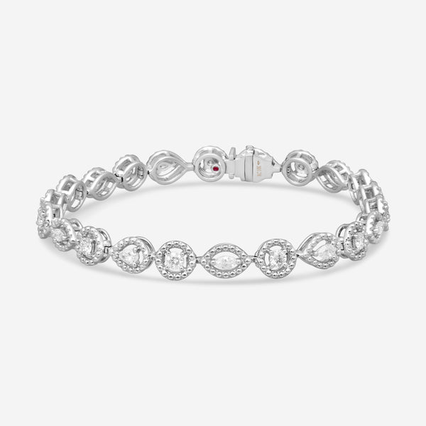 Roberto Coin Dolcetto 18K White Gold Diamond Tennis Bracelet 111491AWLBX0 - THE SOLIST