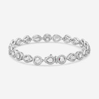 Roberto Coin Dolcetto 18K White Gold Diamond Tennis Bracelet 111491AWLBX0 - THE SOLIST