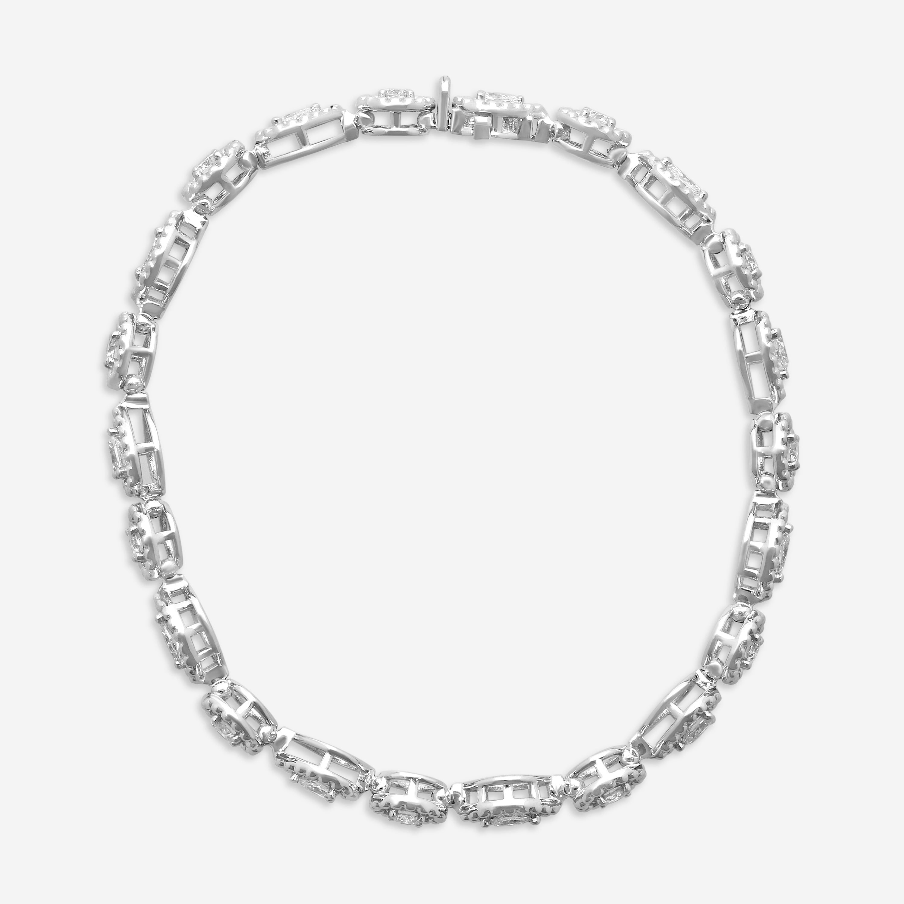 Roberto Coin Dolcetto 18K White Gold Diamond Tennis Bracelet 111491AWLBX0 - THE SOLIST