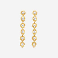 Roberto Coin Dolcetto 18K Yellow Gold Diamond Drop Earrings 111491AYERX0 - THE SOLIST
