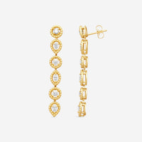 Roberto Coin Dolcetto 18K Yellow Gold Diamond Drop Earrings 111491AYERX0 - THE SOLIST