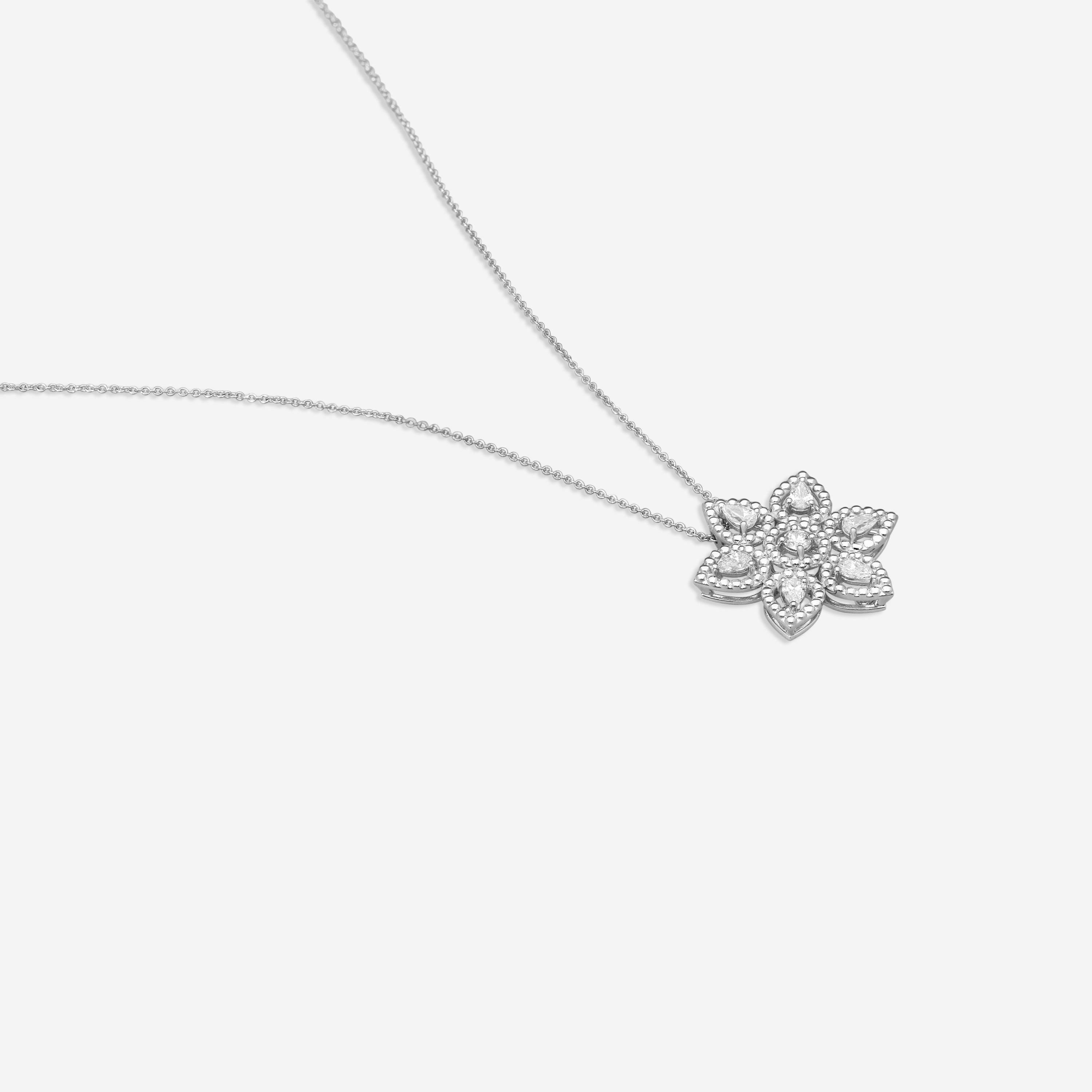 Roberto Coin Dolcetto 18K White Gold Diamond Star Pendant Necklace 111493AWCHX0 - THE SOLIST