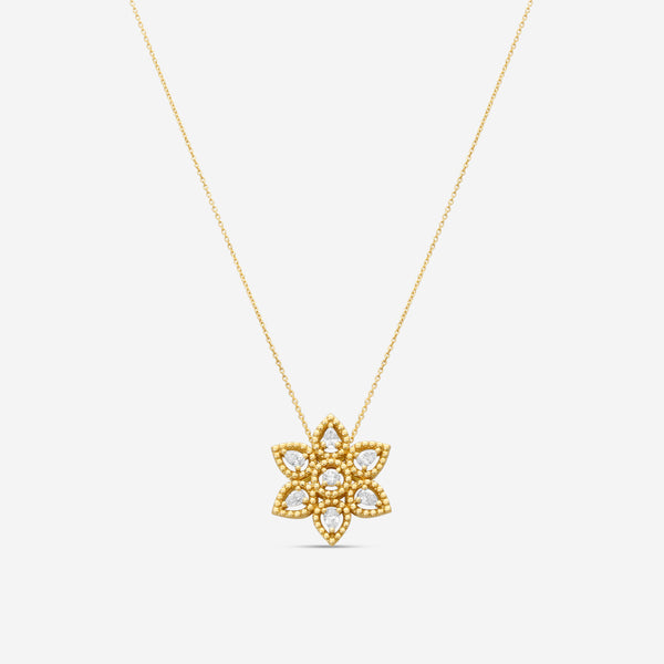 Roberto Coin Dolcetto 18K Yellow Gold Diamond Star Pendant Necklace 111493AYCHX0 - THE SOLIST