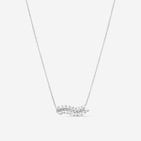 Roberto Coin 18K White Gold Diamond Marquise Leaf Pendant Necklace 111513AWCHX0 - THE SOLIST
