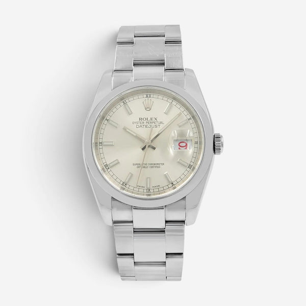 Rolex Datejust 36mm Stainless Steel Automatic Men's Watch 116200