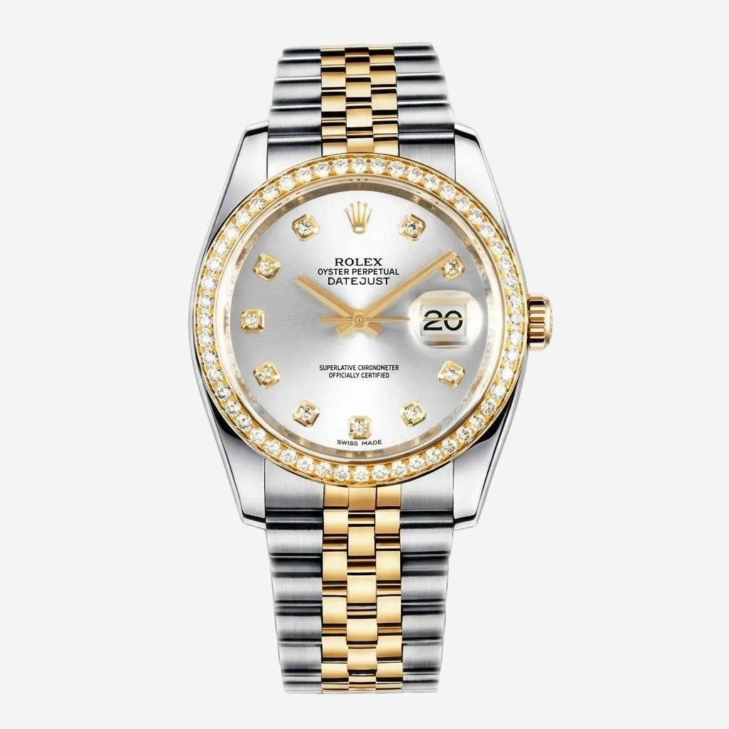 Rolex Datejust 36 18K Yellow Gold & Stainless Steel Automatic Unisex Watch 116243 - THE SOLIST