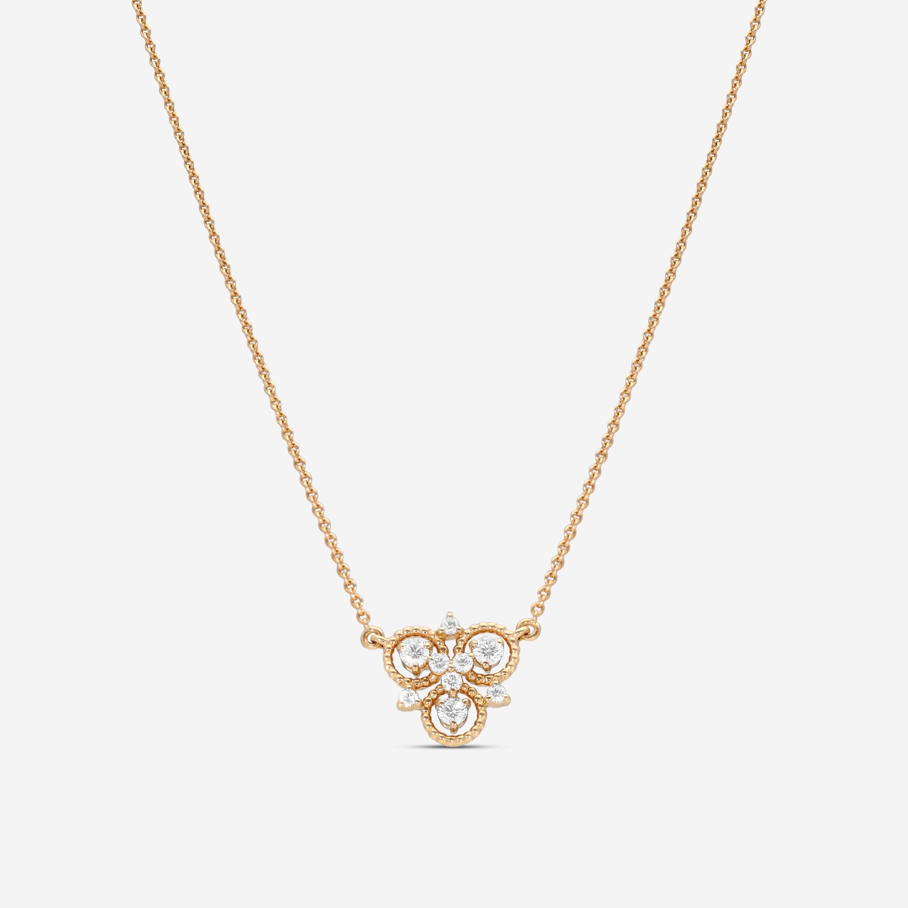 Crivelli 3 Little Round Fantasy 18K Yellow Gold Pendant Pendant Necklace 117-C393 - THE SOLIST