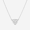 Crivelli 3 Little Round Fantasy 18K White Gold Diamond Pendant Necklace 117-C393 - THE SOLIST