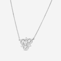 Crivelli 3 Little Round Fantasy 18K White Gold Diamond Pendant Necklace 117-C393 - THE SOLIST