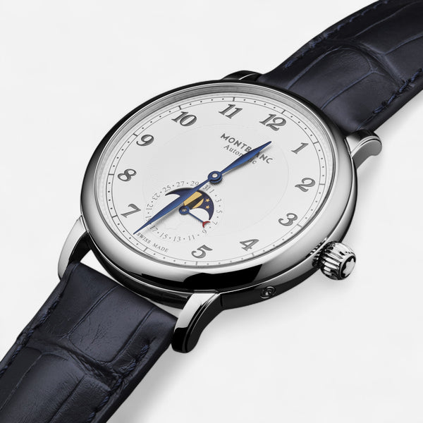 Montblanc Star Legacy Moonphase Stainless Steel Automatic Men's Watch 117578