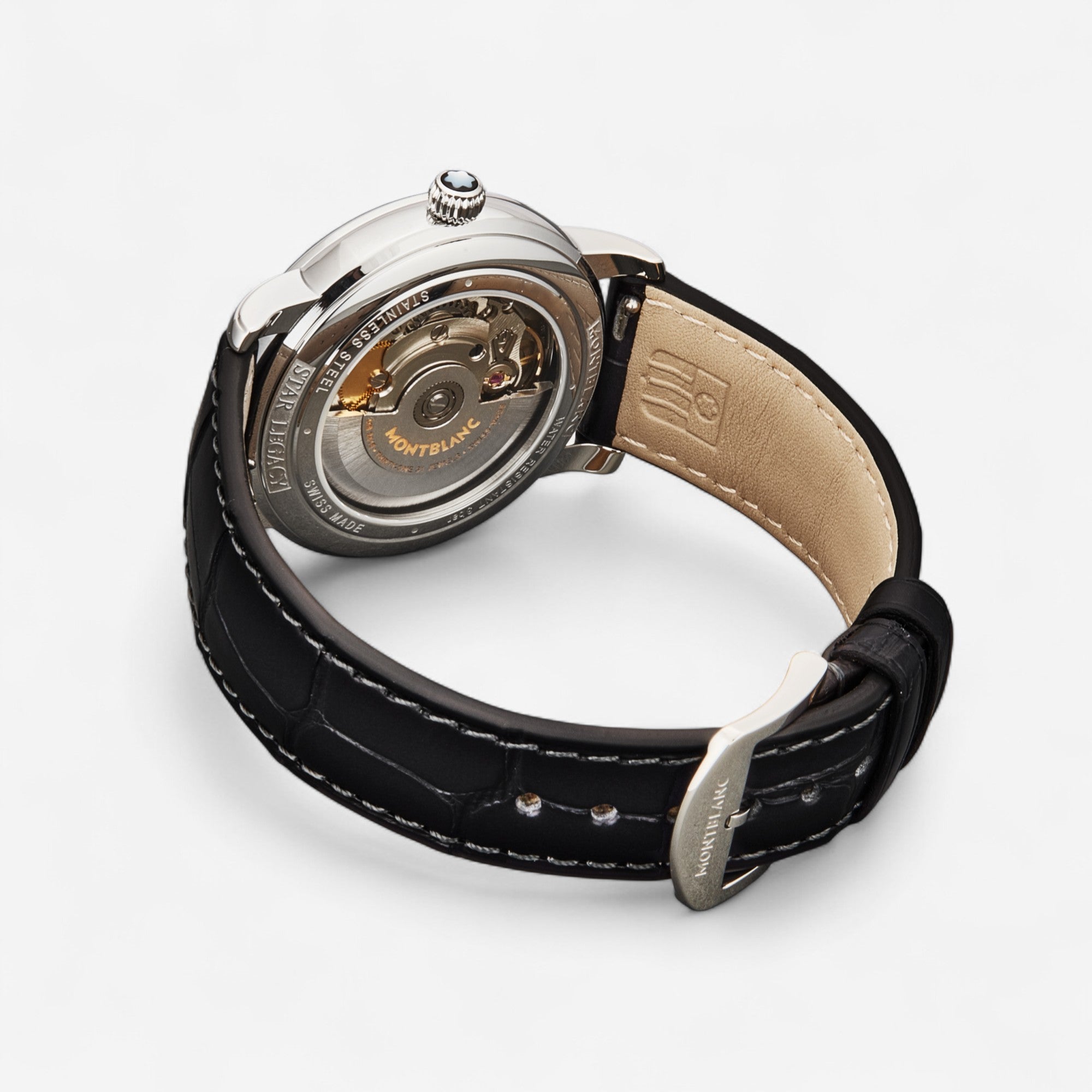 Montblanc Star Legacy Small Second Stainless Steel Diamond Automatic Ladies Watch 118510