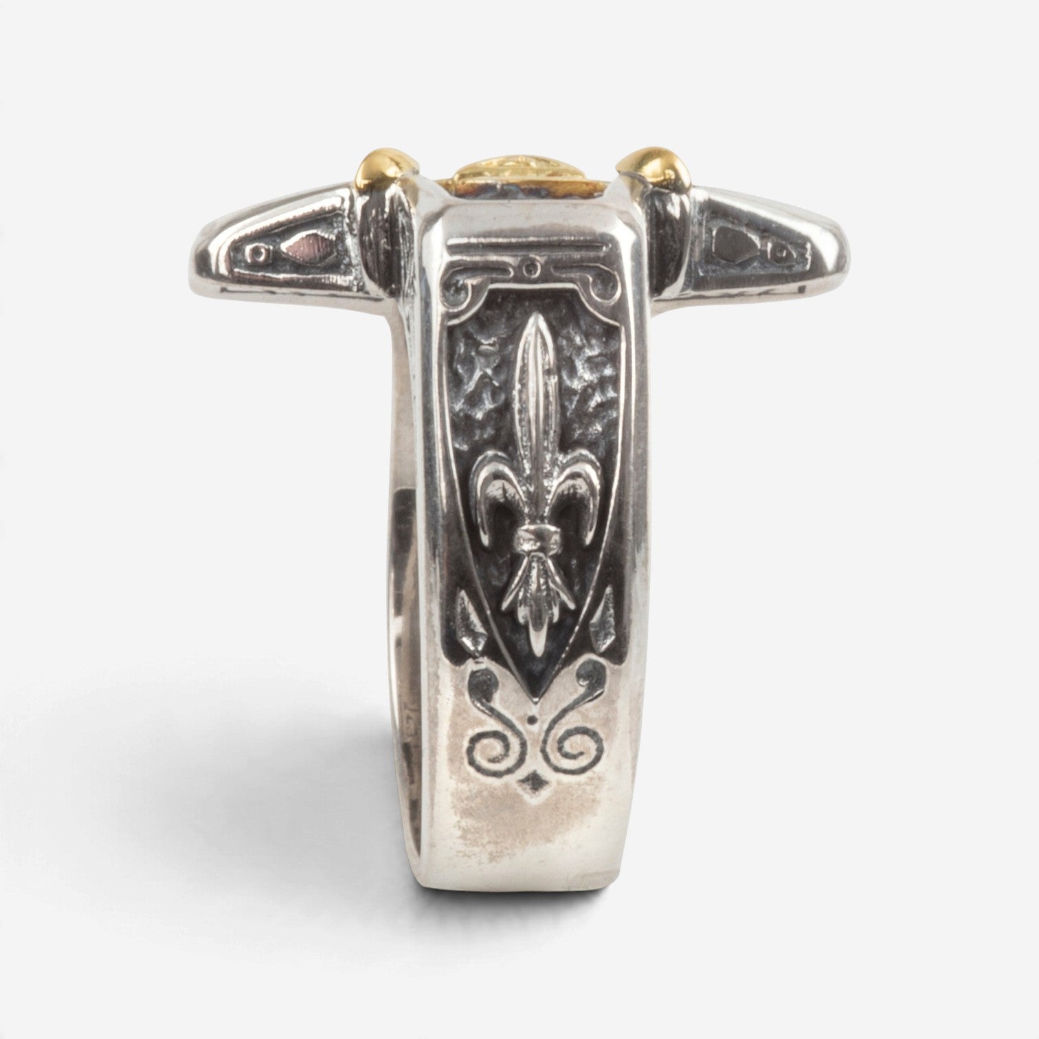 Konstantino Stavros Sterling Silver & 18k Yellow Gold Ring Sz. 10 DKJ835-130 - THE SOLIST