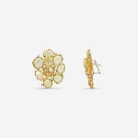 Casato 18K Yellow Gold, Quartz and Diamond French Clip Earrings 1191070 - THE SOLIST