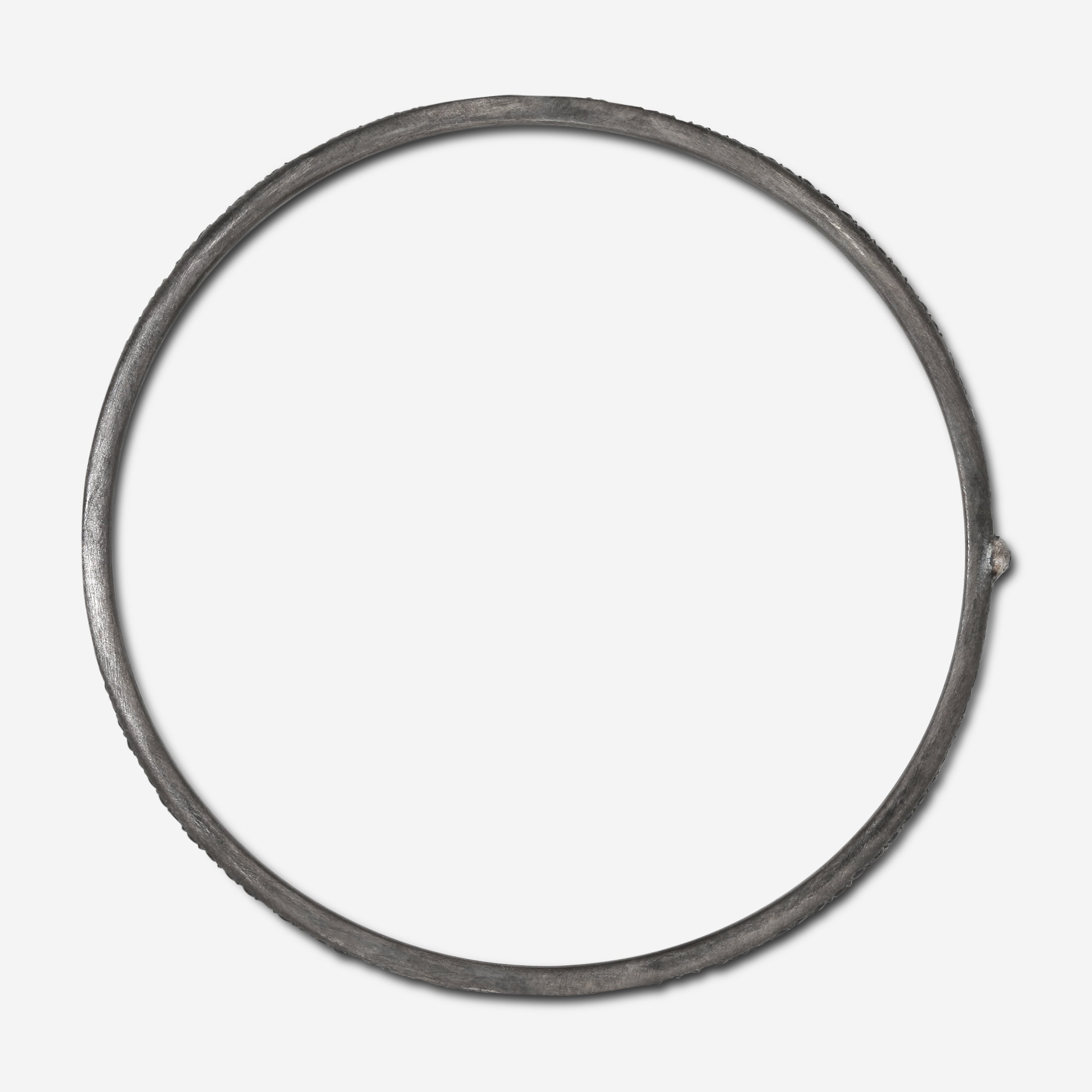 Armenta New World Sterling Silver Black Sapphire Bangle Bracelet 12080