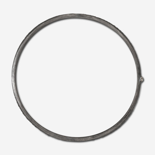 Armenta New World Sterling Silver Black Sapphire Bangle Bracelet 12080