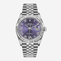 Rolex Datejust Stainless Steel & 18K White Gold 36mm Automatic Unisex Watch 126234 - THE SOLIST