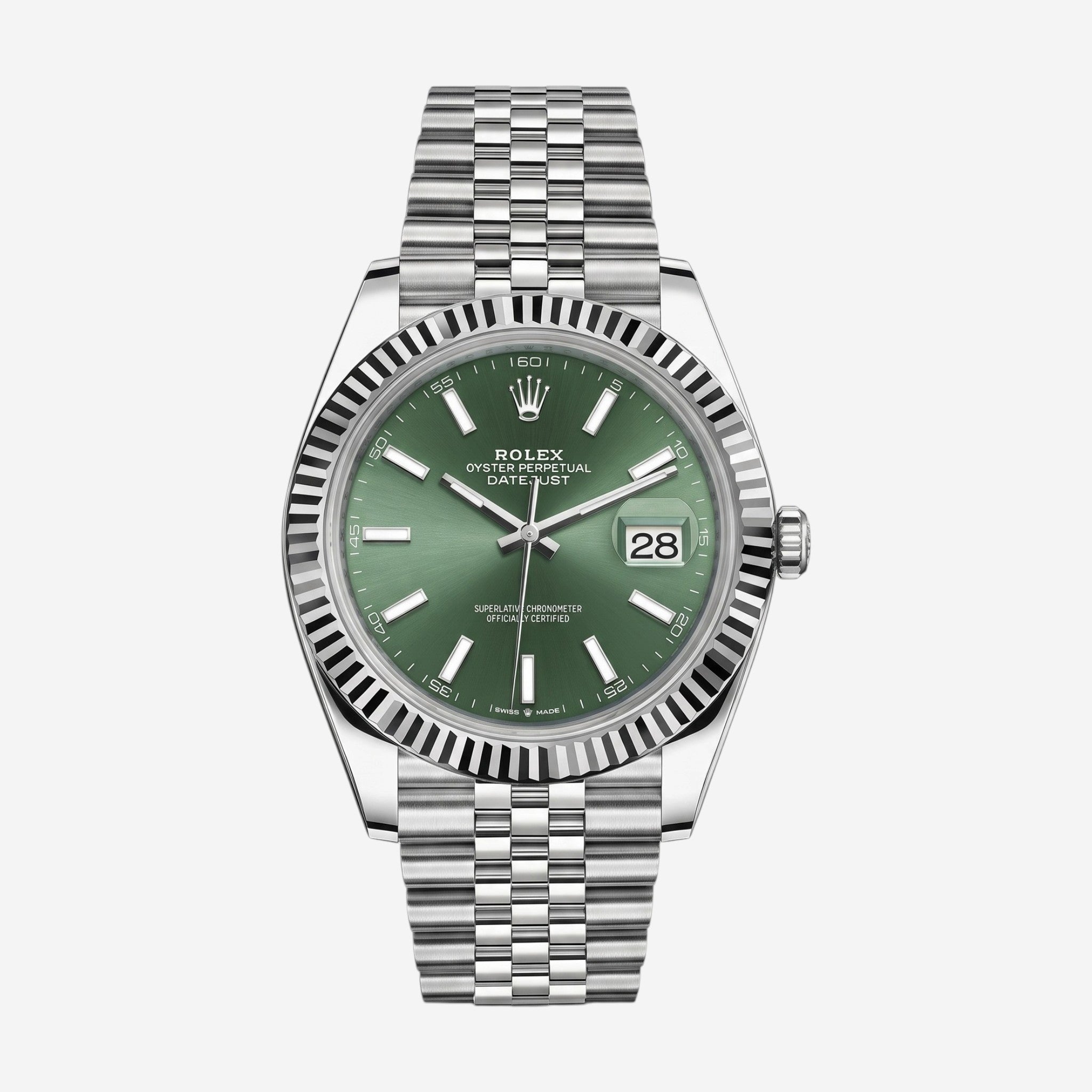 Rolex Datejust Stainless Steel Automatic Men's Watch 126334_grn - THE SOLIST