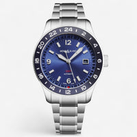 Montblanc 1858 GMT Stainless Steel Automatic Men's Watch 129616